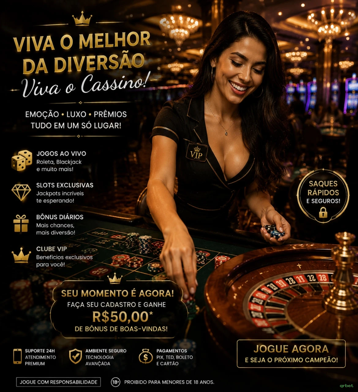 Jogos de Mesa Premium qrbet - Blackjack, Roleta, Baccarat